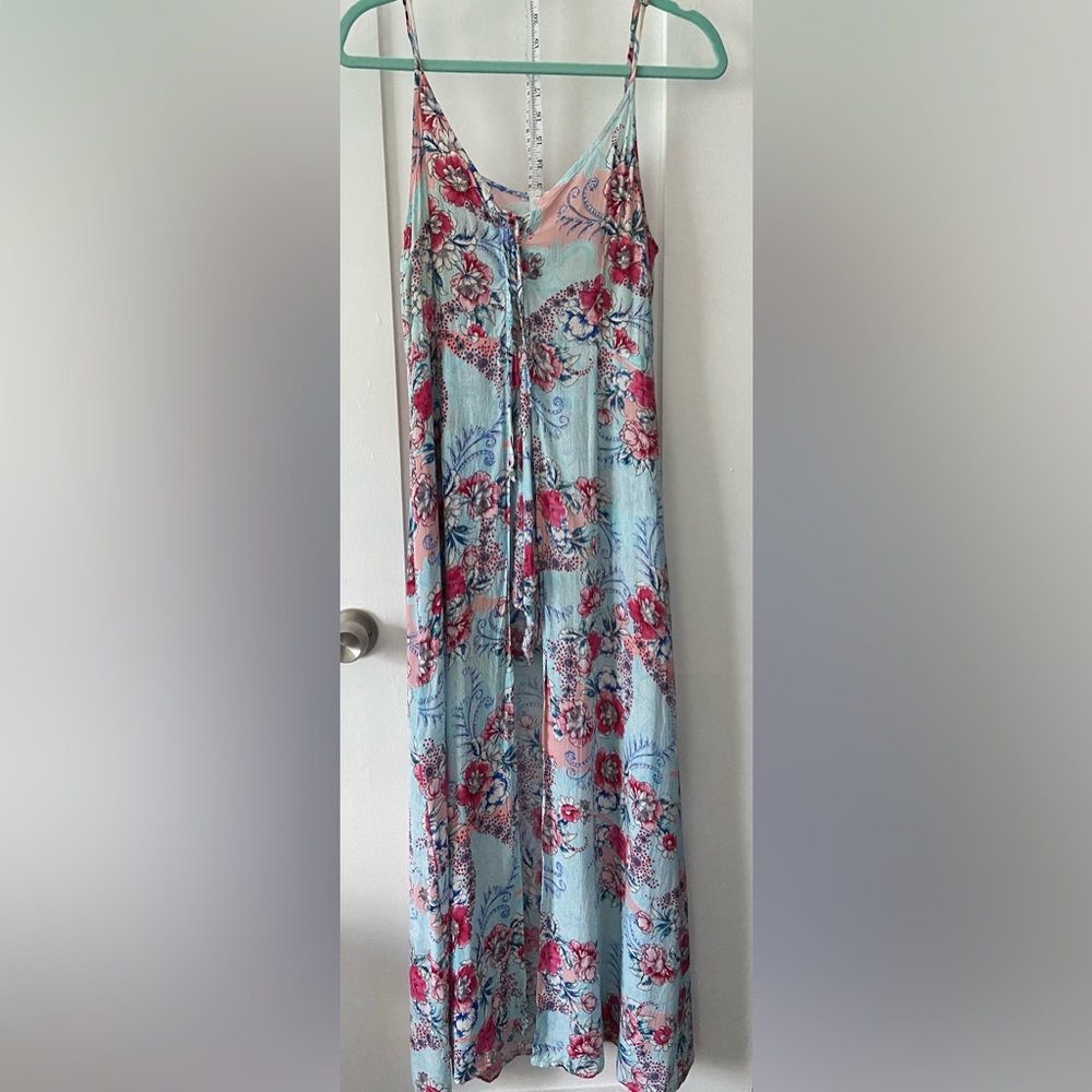 JAASE floral romper w/ flyaway maxi skirt | Large | ft brand in Anthropologie |